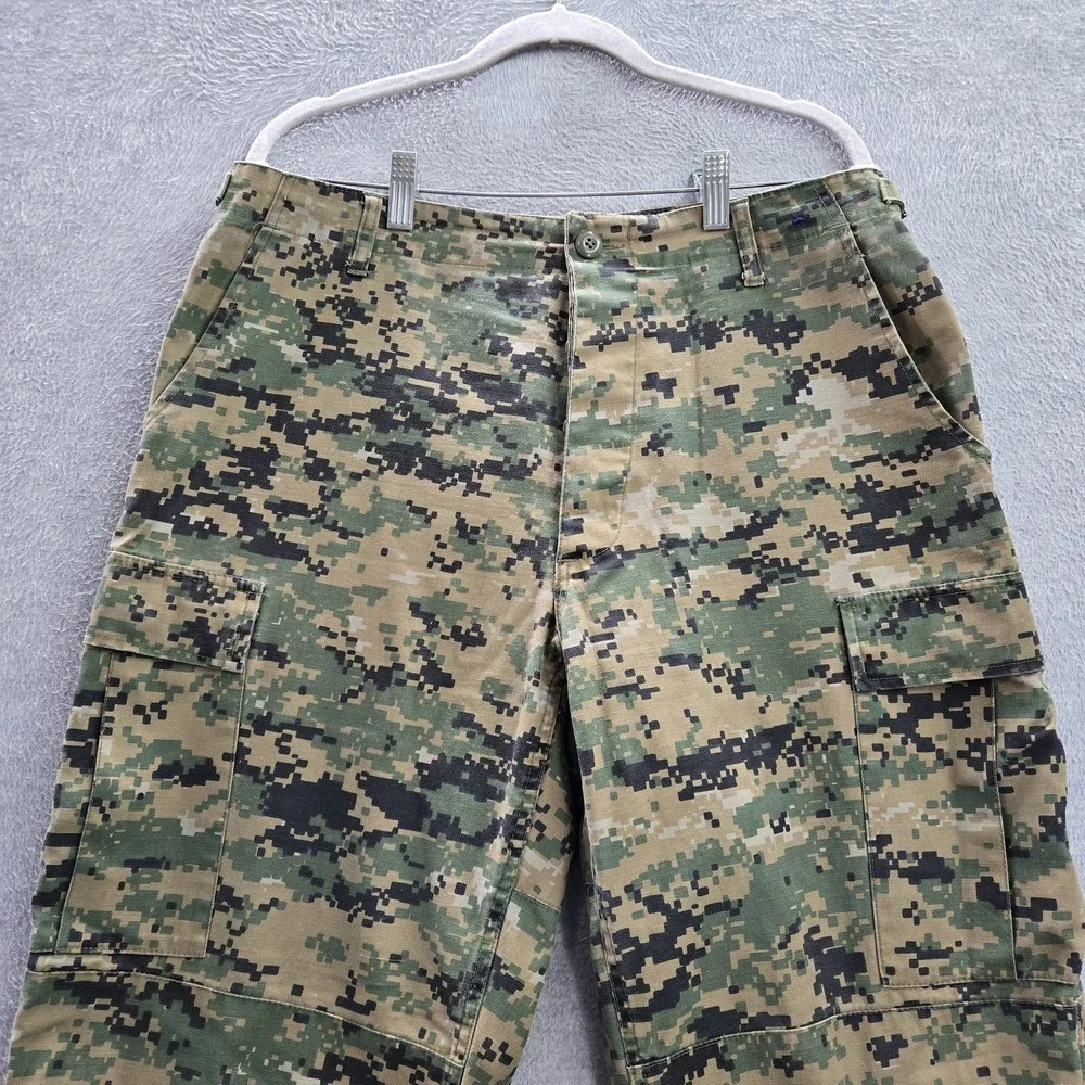 Fox Outdoor Products Men Pants M Green Cargo Pockets Camouflage‎ Straight USA